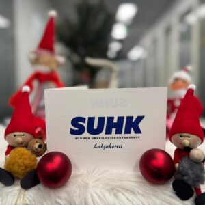 Hierontalahjakortti jouluksi