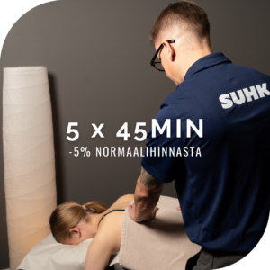 urheiluhierontasarjakortti 5 x 45min