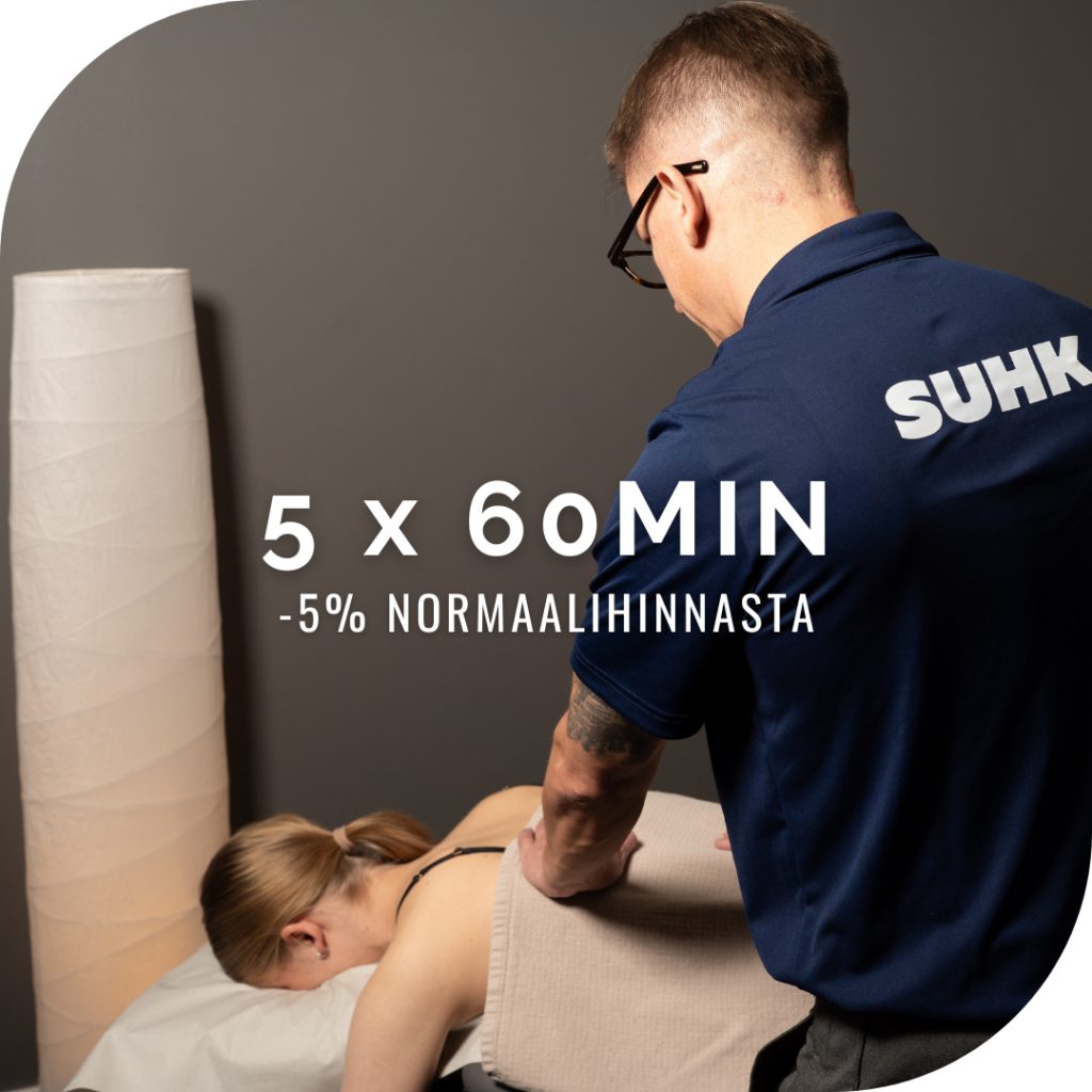 urheiluhierontasarjakortti 5 x 60min