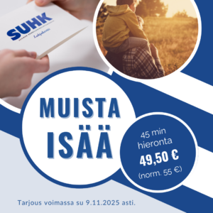 Hierontalahjakortti isänpäiväksi